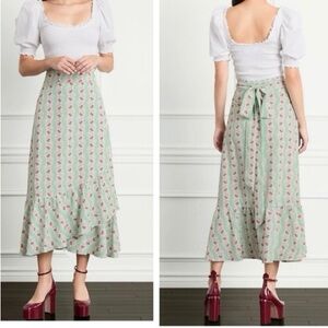 Hill house Mirabel maxi wrap skirt